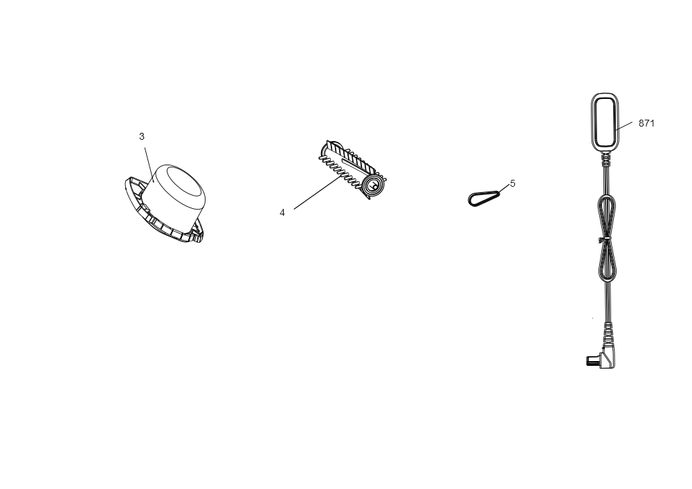 Exploded Diagram A Diagram and Parts List for HLVB315JP07W Type 1 Black and Decker Hand Vacuum